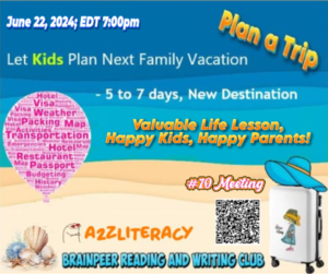 Read more about the article #10 Children’s Club Meeting: Plan a Trip