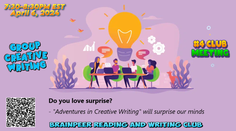 #4 Reading and Writing Club Meeting: Group Creative Writing and Autism Awareness