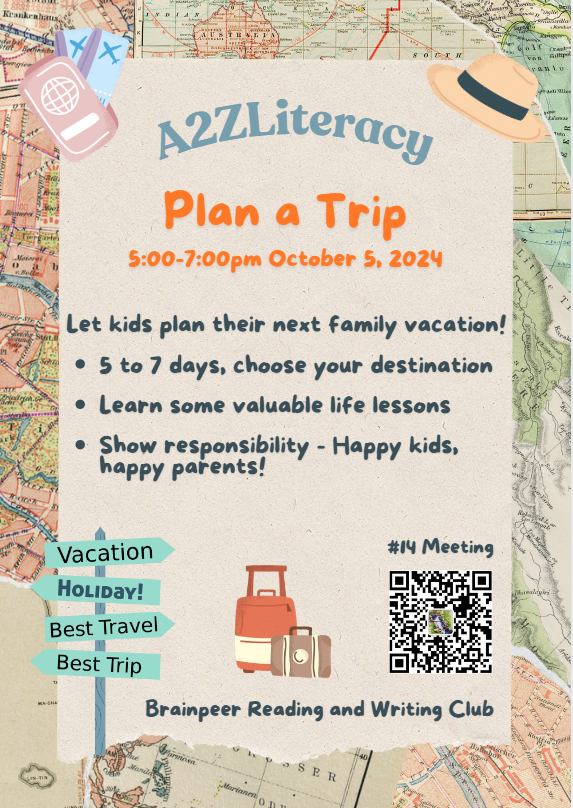 Read more about the article #14 Reading and Writing Club Meeting: Plan a Trip