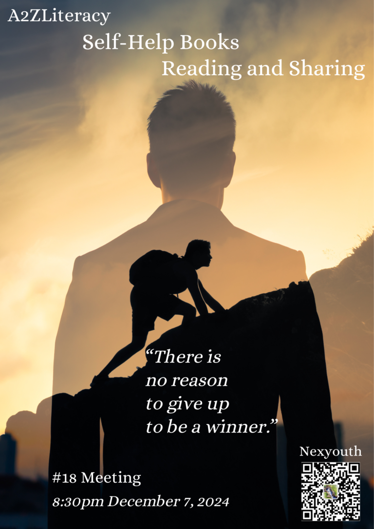 #18 – Reading and Writing Club Meeting: Self-Help Books Reading and Sharing