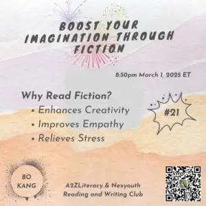 Read more about the article #21 – Reading and Writing Club Meeting: Fiction Book Reading
