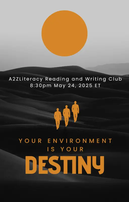 Read more about the article #25 – Reading and Writing Club Meeting: Your Environment is Your Destiny