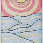 Sunset Line Art