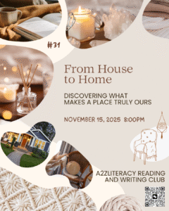 Read more about the article #31 – Reading and Writing Club Meeting: From House to Home