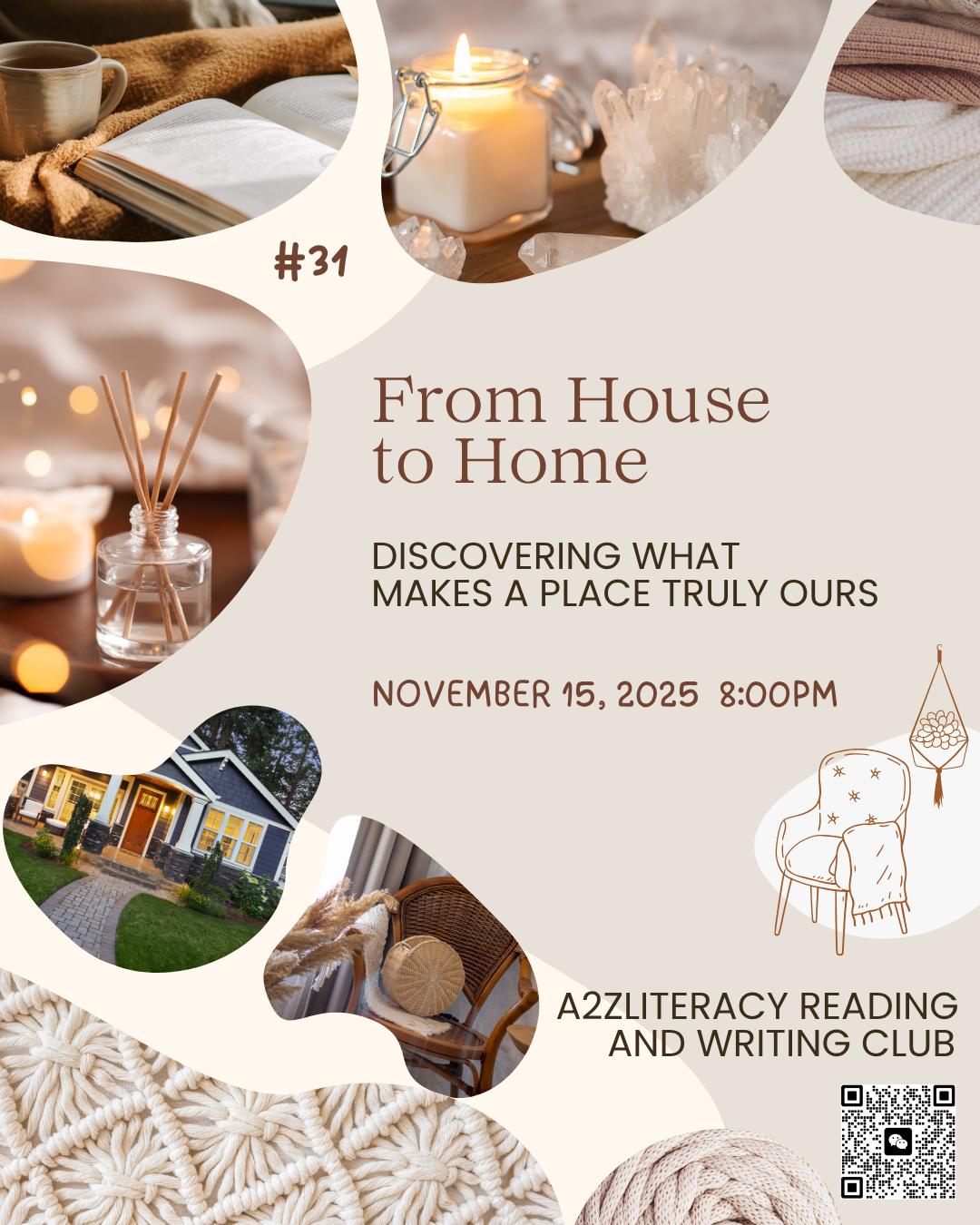 Read more about the article #31 – Reading and Writing Club Meeting: From House to Home