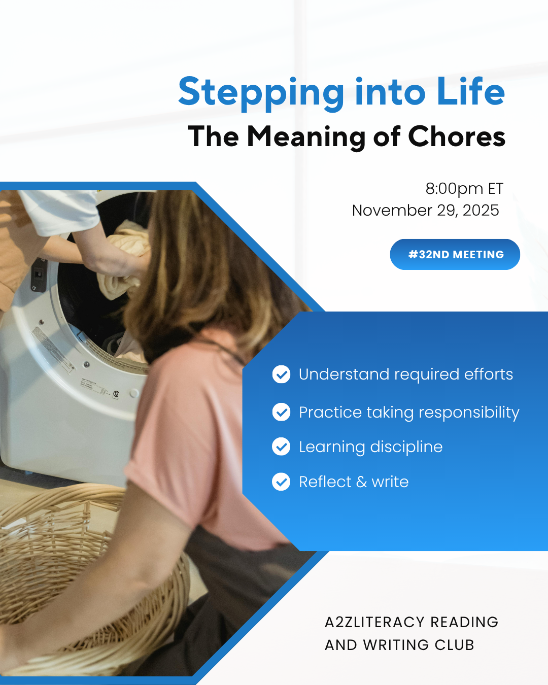 Read more about the article #32 – Reading and Writing Club Meeting: The Meaning of Chores