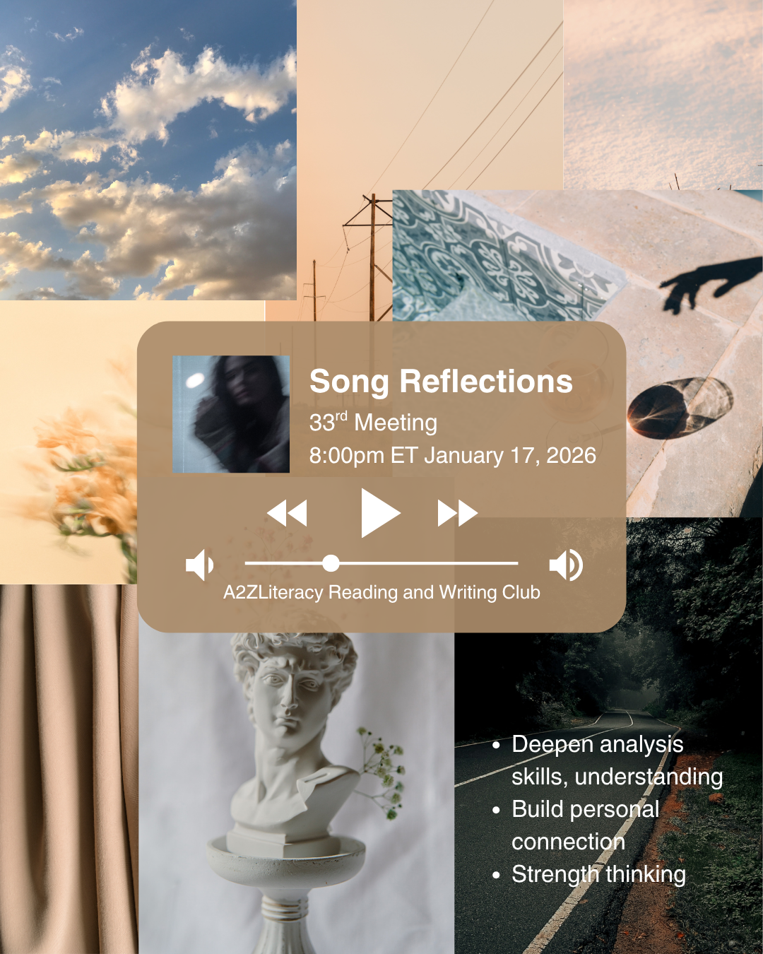 You are currently viewing #33 – Reading and Writing Club Meeting: Song Reflections