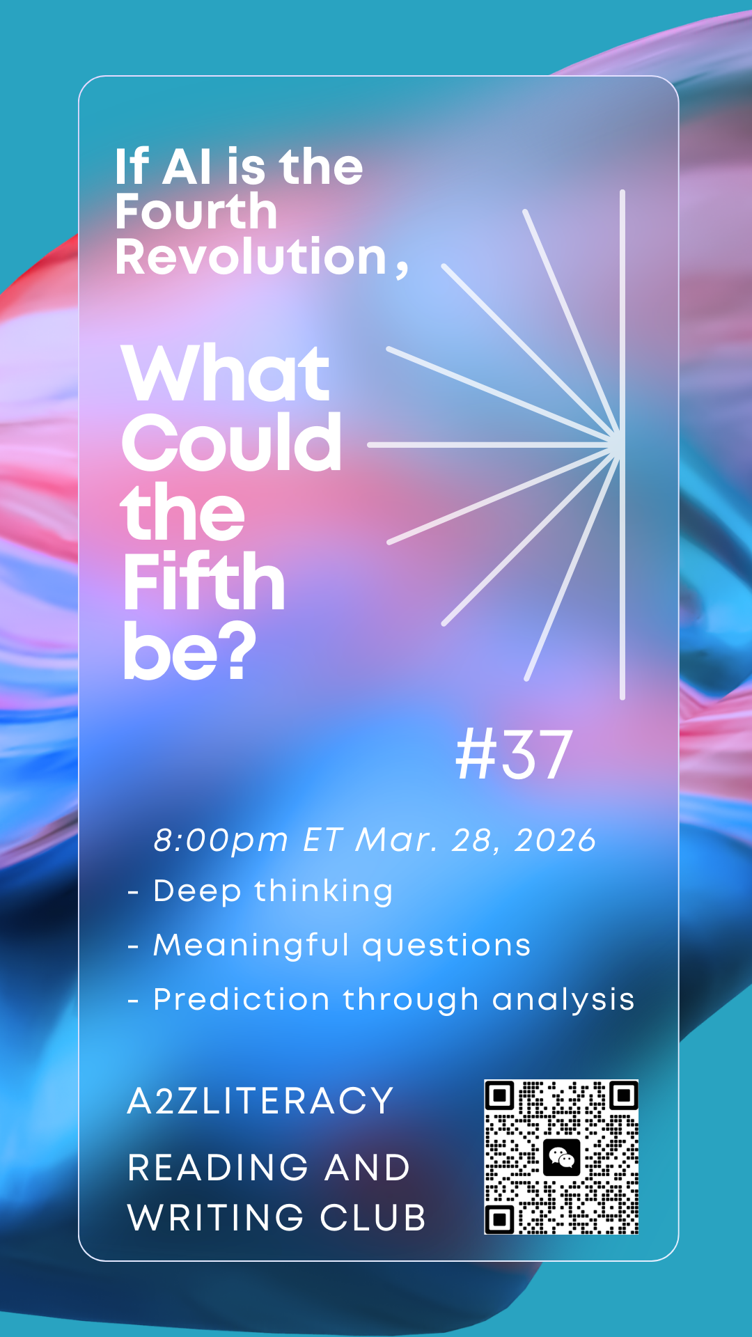 You are currently viewing #37 – Reading and Writing Club Meeting: The Fifth Industrial Revolution