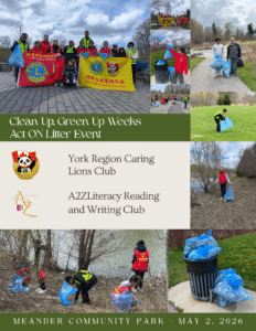 Read more about the article 2026 Clean Up, Green Up Weeks, Act ON Litter Event